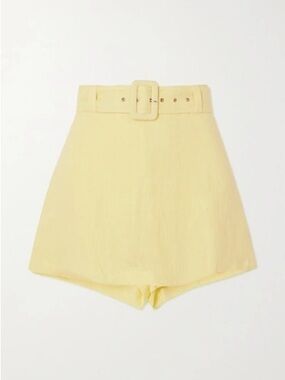 NWT Faithfull the Brand Celia Skort in Daffodil Yellow